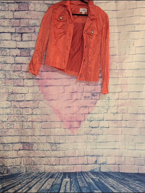 Joseph Ribkoff Jackets & Blazers - Joseph Ribkoff Coral Button-Front Jacket